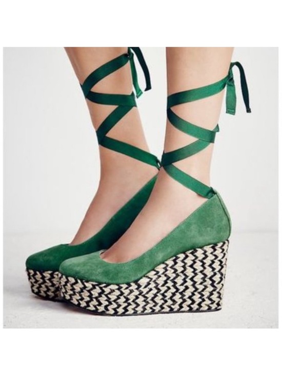 Free People Shoes - Free People Charade Espadrille Wedges | size 37